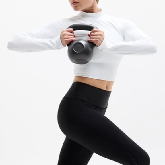 Athleta Interval Mock Neck Top - Picture 8 of 9